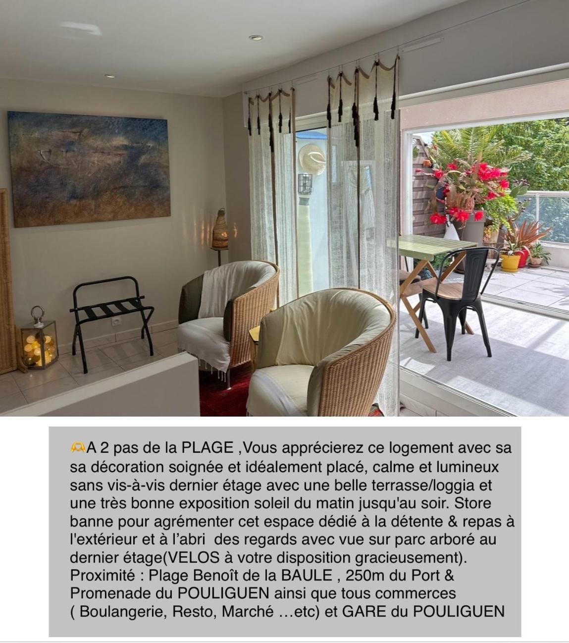 Appt Lumineux & Calme , Idealement Bien Situe , Velo A Disposition La Baule-Escoublac Luaran gambar